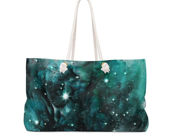 Galaxy Weekender Bag GALAXY Art All Over Print Overnight Bag TOTE Beach Bag Sports Bag Wet & Beach Bag Yoga Bag Gift for Her Gift for Her