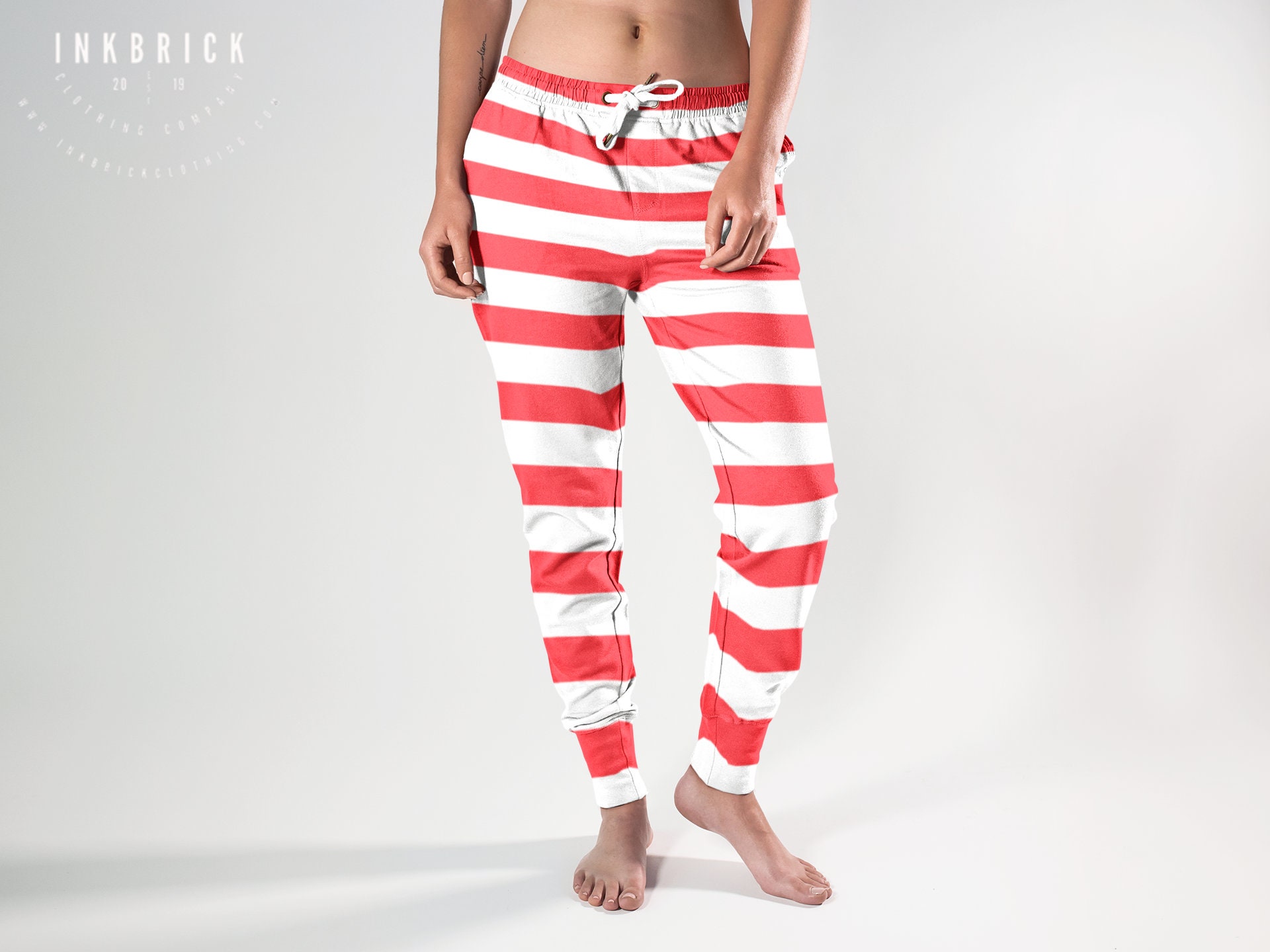 Womens Candy Stripe Pants 