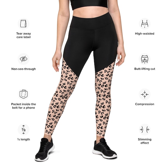 Leggings Control Abdomen - (78% polyester 22% elastano)