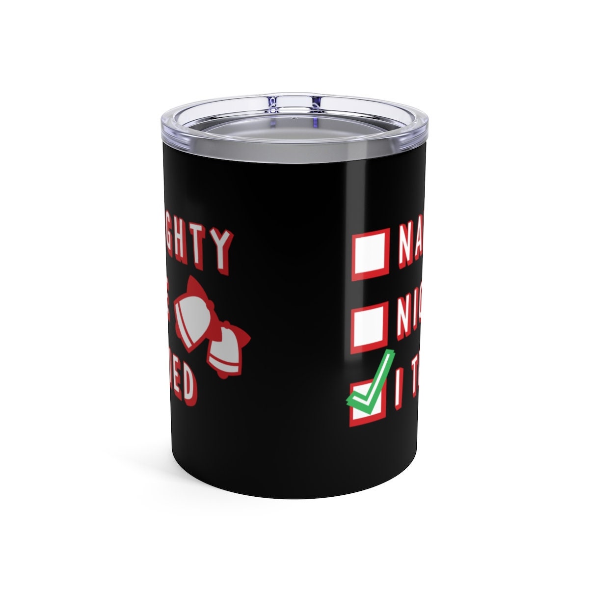 Tumbler: Naughty is the New Nice (10oz Stainless) - Dog is Good