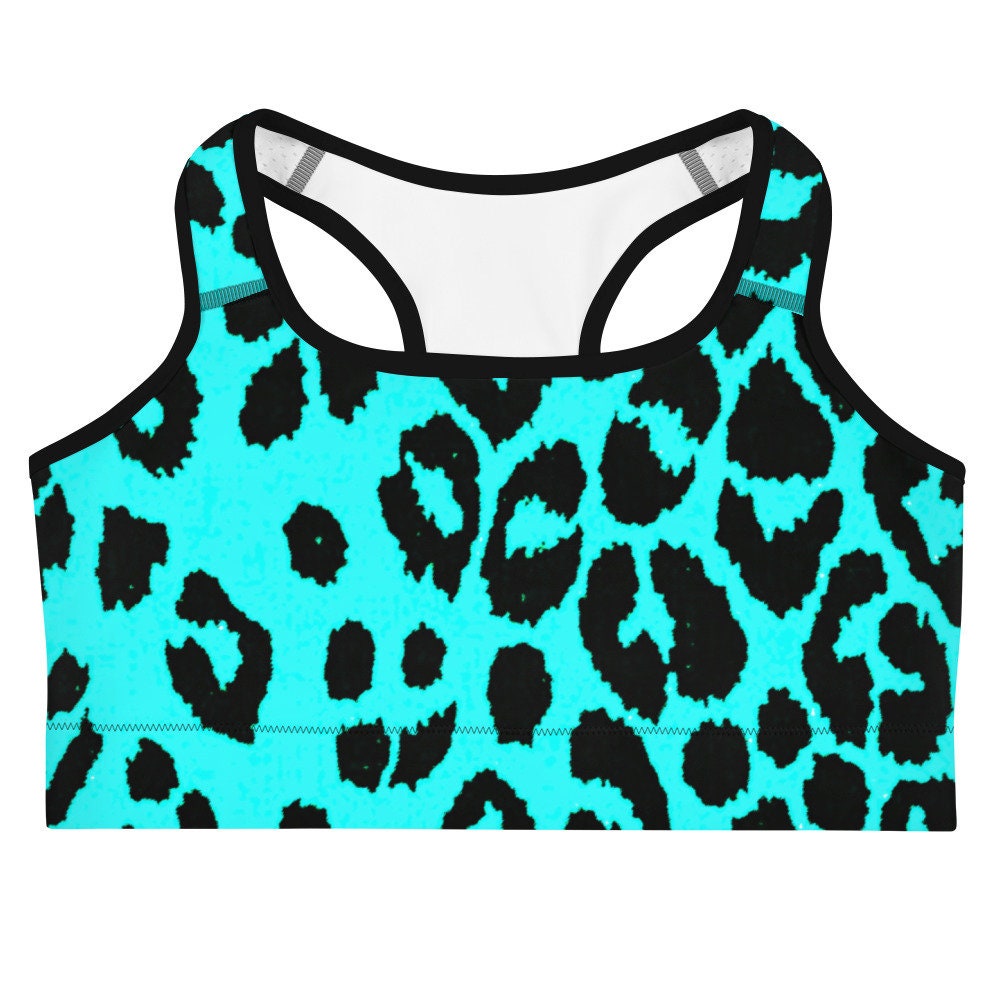 WOMENS SPORTS BRA Cheetah Print Sports Bra Leopard Print Animal