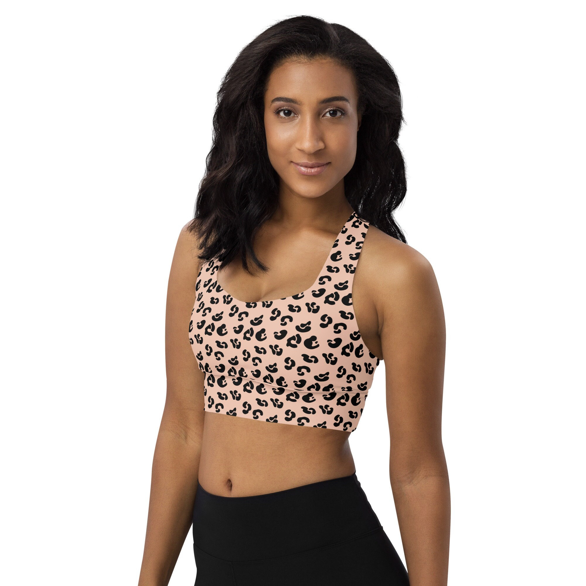 WOMENS SPORTS BRA Cheetah Print Sports Bra Leopard Print Animal