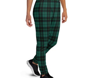 Christmas plaid joggers hotsell