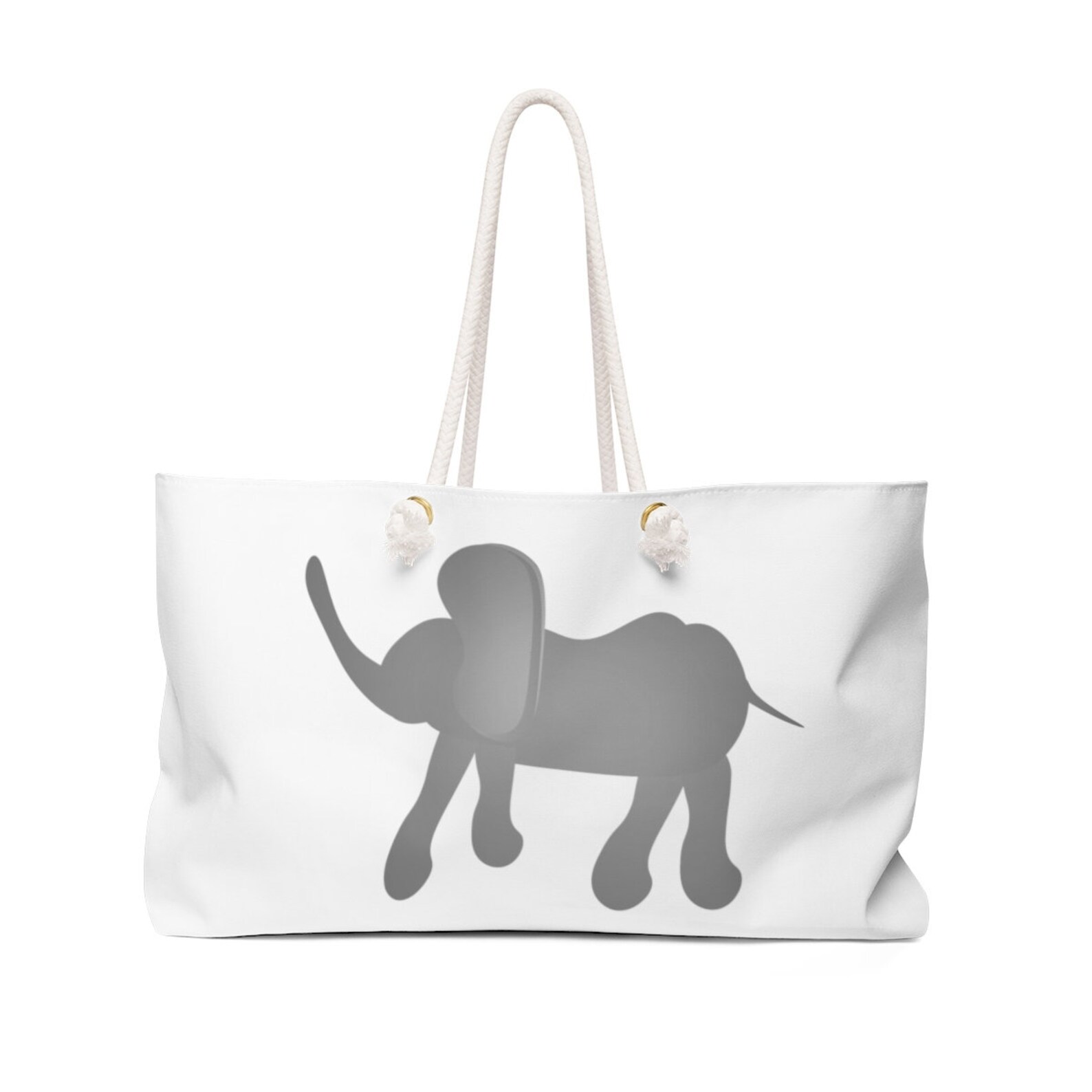 ELEPHANT TOTE BAG Weekender Bag Travel Tote Elephant Bag Beach Etsy