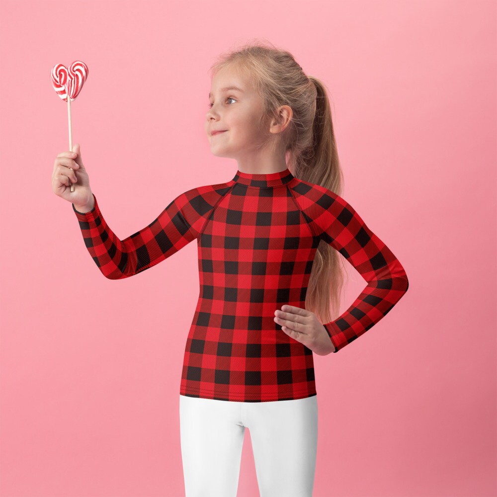 girls long sleeve swim top