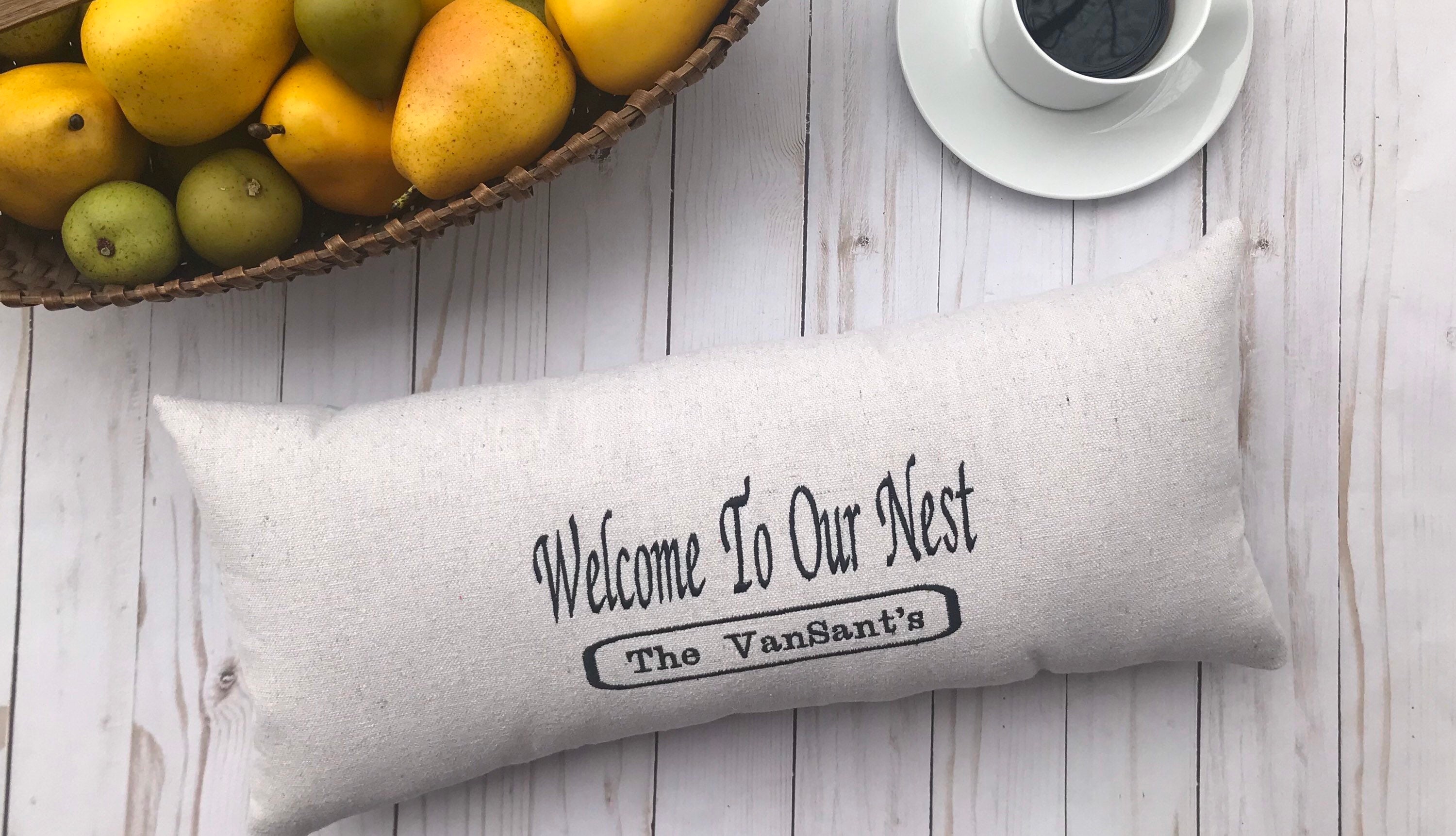 To Our Nest Pillow Custom Couple Pillow Nest Etsy