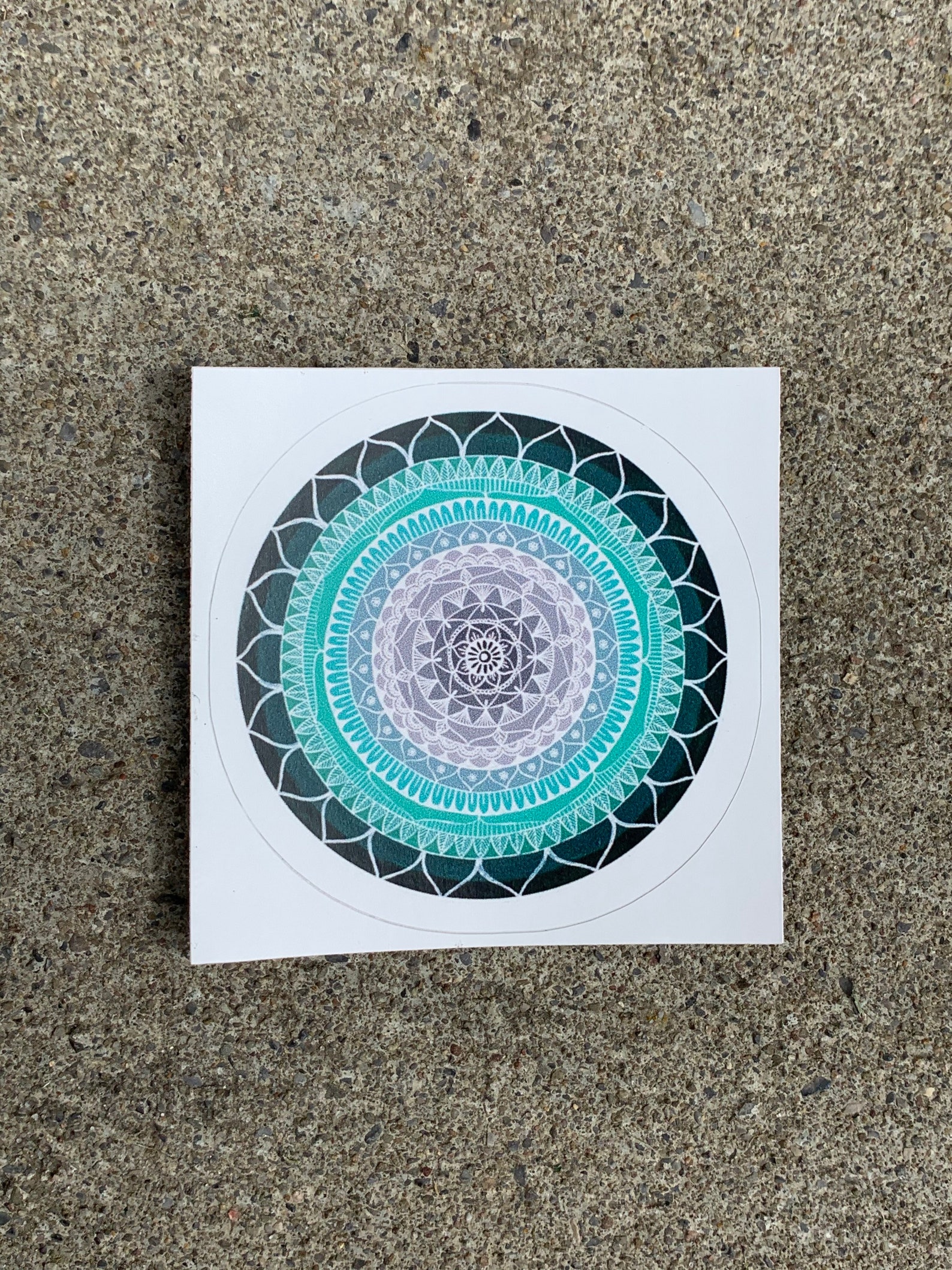 Mandala Stickers Handmade Mandala Sticker Mandala Sticker Etsy