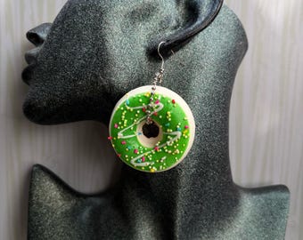 Anti-Stress Donut Earrings: Lightweight, Squeezeable