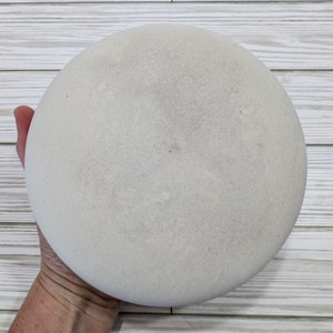 Blank Stone Largest Jumbo 7.5&quot; Smooth Rock Ready for Painting Rock Art Mandala Activity Hand-Cast Dot-Painting Pet Memorial Porch Garden