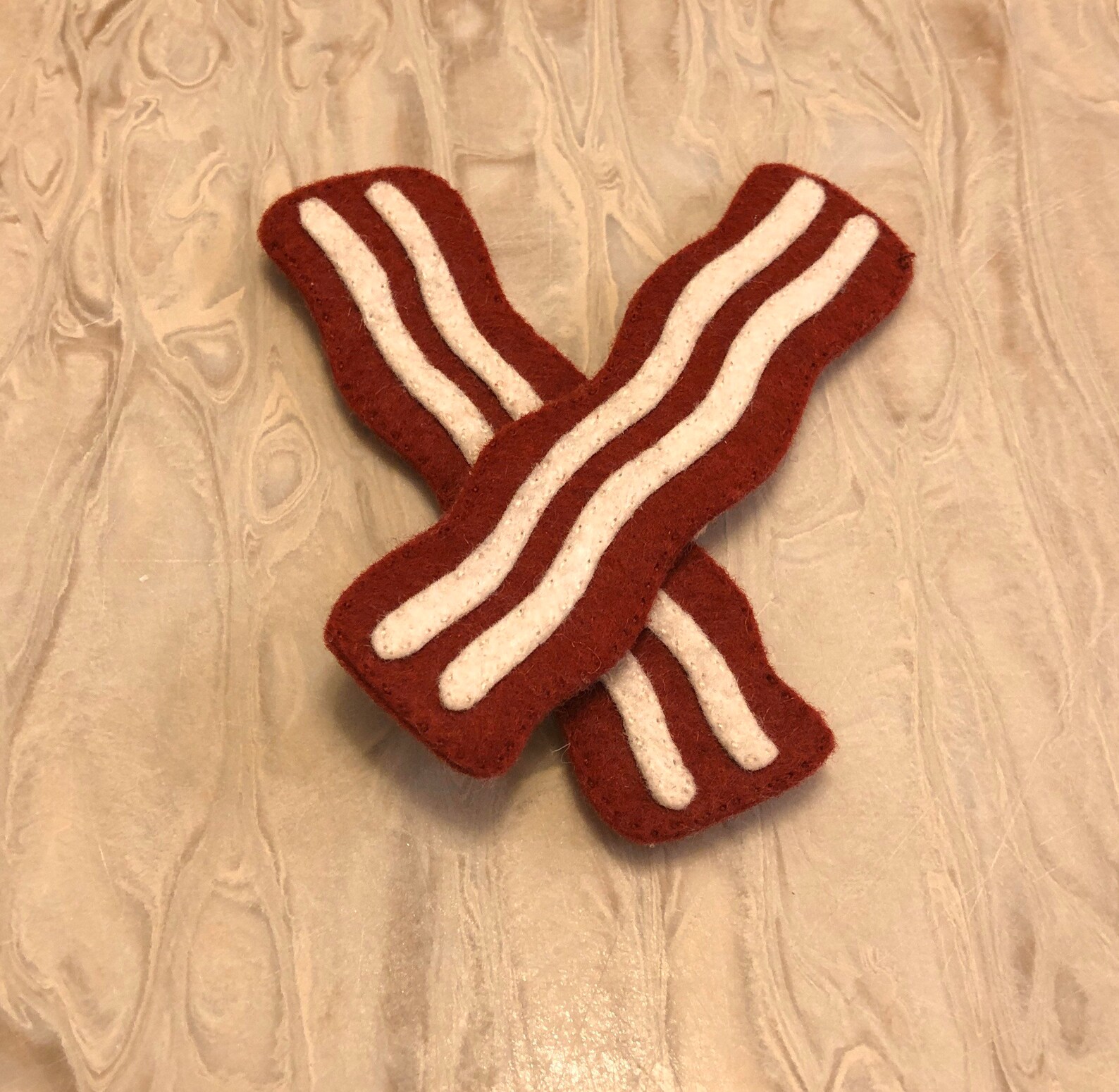 Felt Food Toy Bacon Set Food set Play felt food Play food Play Etsy