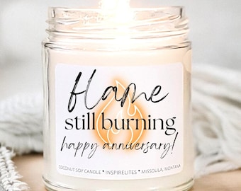 Anniversary Candle Gift: Flame Still Burning