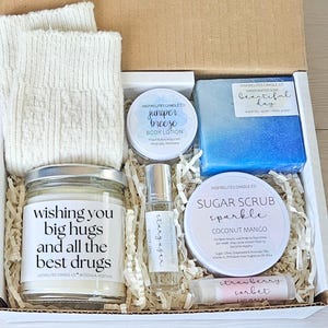 Wishing Big Hugs Get Well Soon Spa Gift Box, Post Surgery Gifts