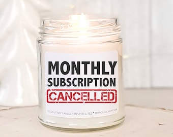 Monthly Subscription Cancelled Get Well Soon Gift Funny Post Hysterectomy Surgery Gift Box For Her Speedy Recovery Gift