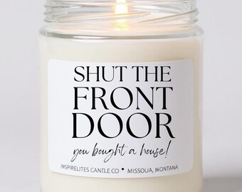 Funny Housewarming Gifts, New Home Candle Gift Box Real Estate Closing Gift, Funny Candles Gift For Best Friend House Warming Gift