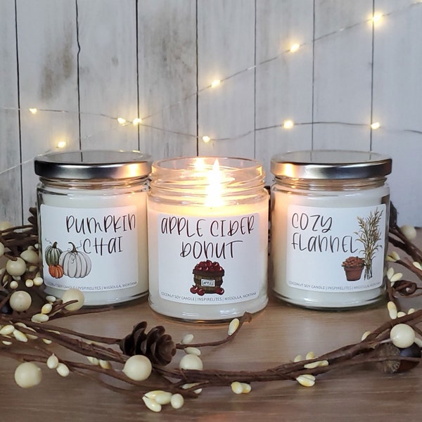 Fall Candles Etsy