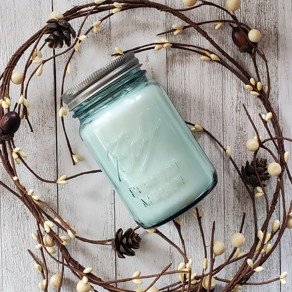 Mason Jar Candle Etsy