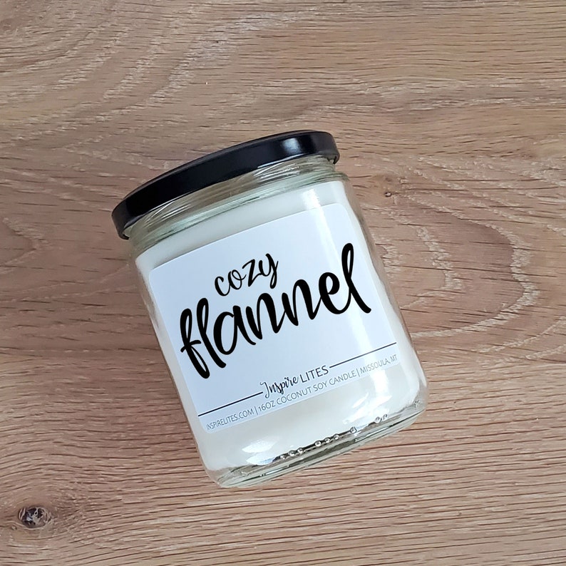Flannel Type Scented Candle Masculine Scented Candle Cozy Flannel Fall Scented Container Candle Fall Scents Container Candles BBW Type