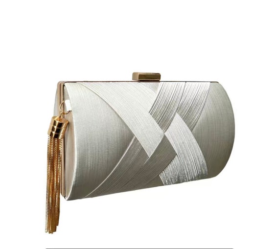 Bolso de mano plateado adecuado para bolso de mano de boda bolso bandolera Etsy Espana