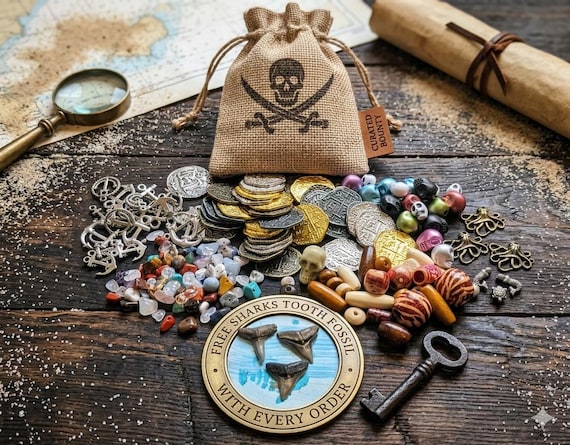 Bolsa tela pirata monedas