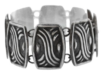 Retro Mexican Taxco Sterling Link Bracelet