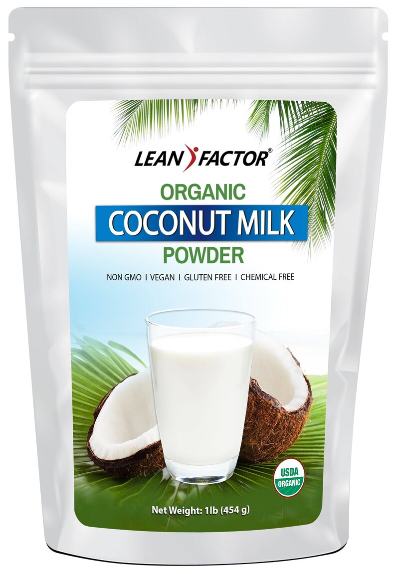 Creamy Coconut Milk Powder Organic All Natural Creamer 12 Etsy