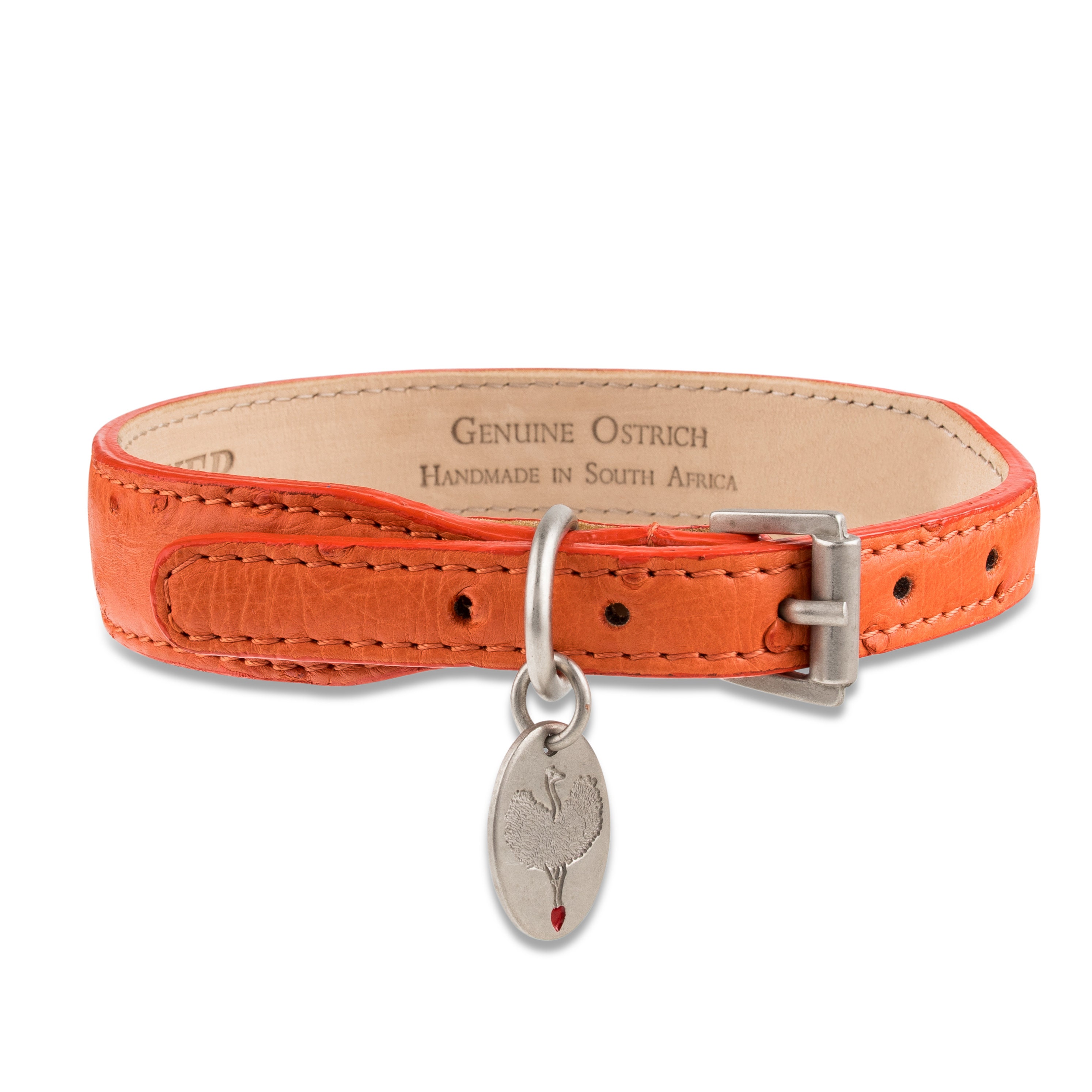 ostrich dog collar