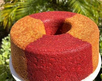Red Velvet Cream Cheese Pound Cake