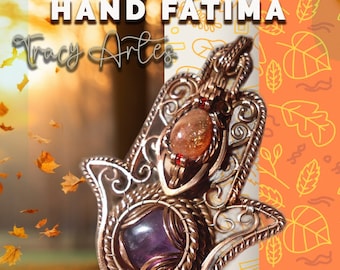 HAMSA Tutorial - Hand of Fatima Wire wrapped Tutorial wire weave jewelry Tutorial Wire work Tutorial TracyArtes Filigree