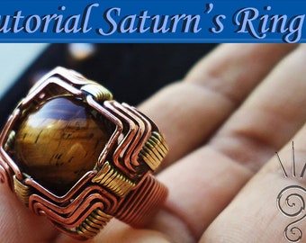 Saturns Ring Tutorial - Tracy Artes - Rings- Spiral - Hand made Tutorial - Wire wrapped Tutorial - Filigree - Jewelry DYE