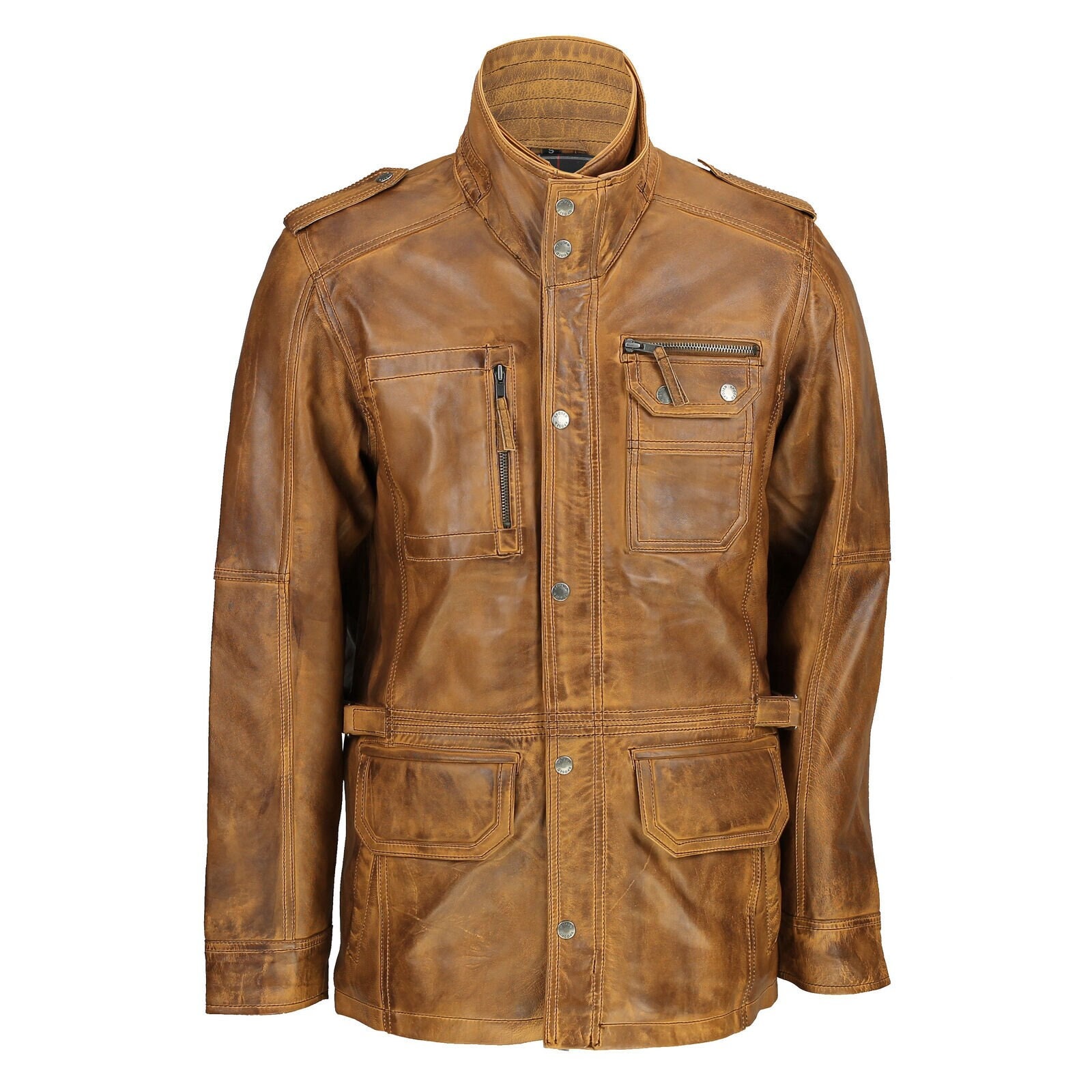 Leather M65 Field Jacket for sale | Only 4 left at -75%