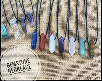 Gemstone Point Necklace