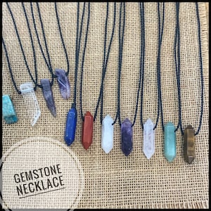 Gemstone Point Necklace