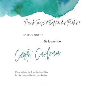 Tarjeta regalo de joyería de perlas, tarjeta regalo de perlas de Tahití, vale de Navidad en la tienda PTEP, oferta de joyería personalizada