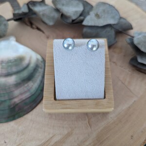 Tahitian pearl fleas, Tahitian pearl earrings, gray pearl rings, golden jewel with pearls, PTEP pearl women's pearl jewel