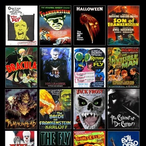 Horror Movie Blanket - customize with favorite scary movies- Scary Movie Blanket- Tween Birthday Gift- Custom Favorite Horror Movies Blanket