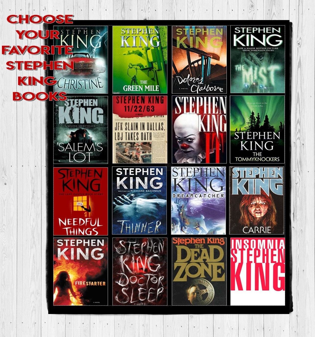 スティーブン キング ファン ブランケット - お気に入りのスティーブン