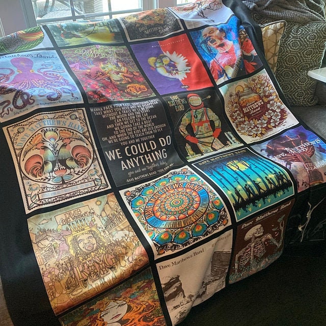 Dave Matthews Band Ultimate Fan Blanket customize with your Etsy