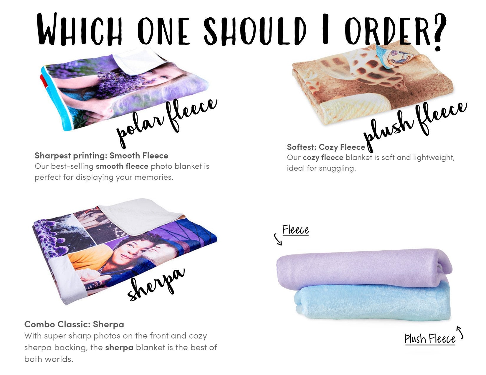 Smooth fleece blanket vs cozy 2024 fleece
