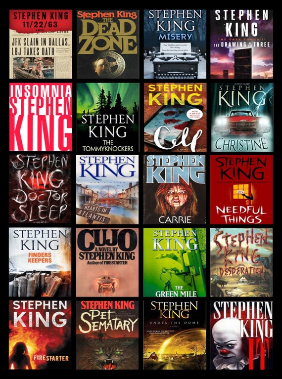 pic Stephen King Books etsy