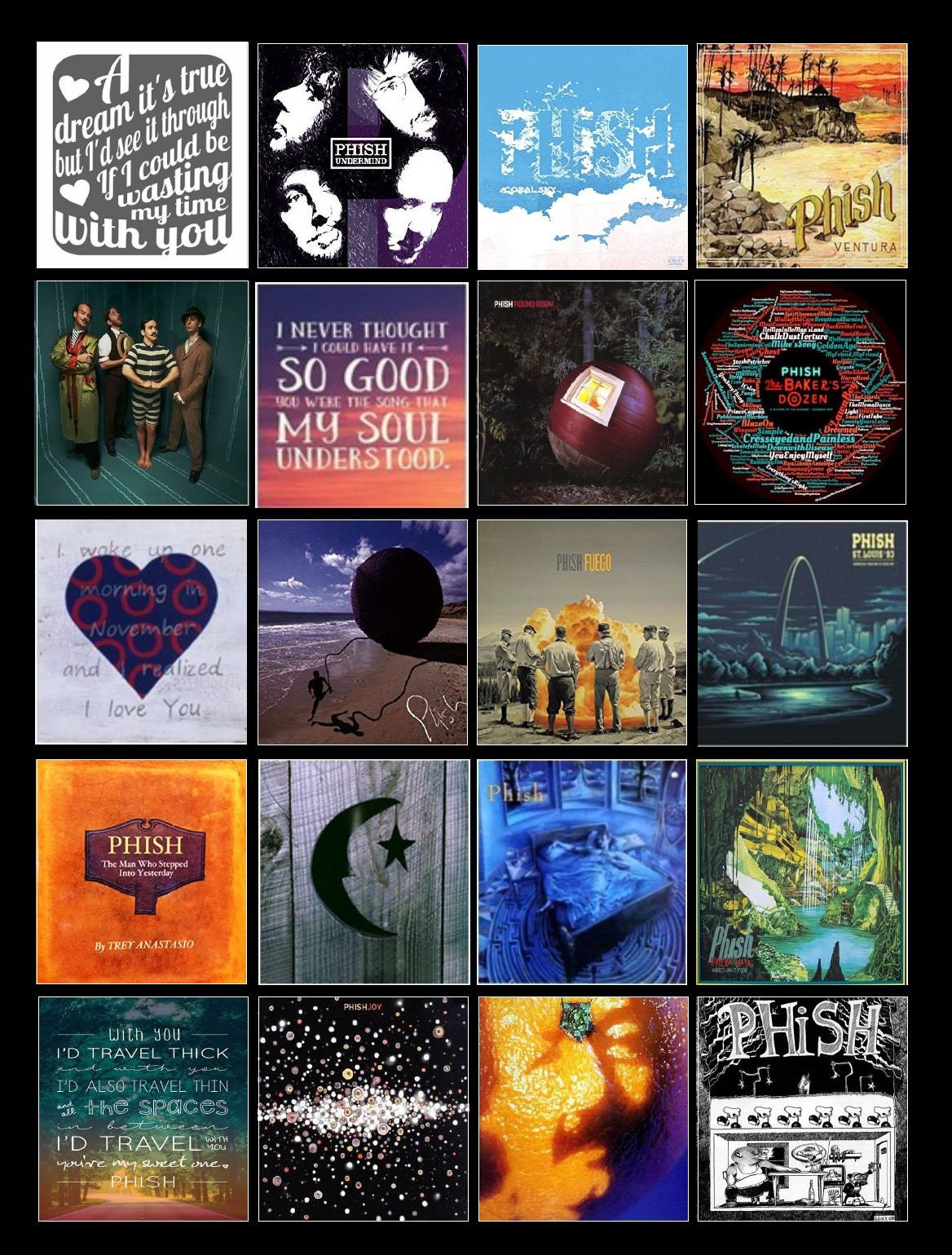 PHISH Ultimate Fan Blanket- Customize With Your Favorite PHISH Fan Art