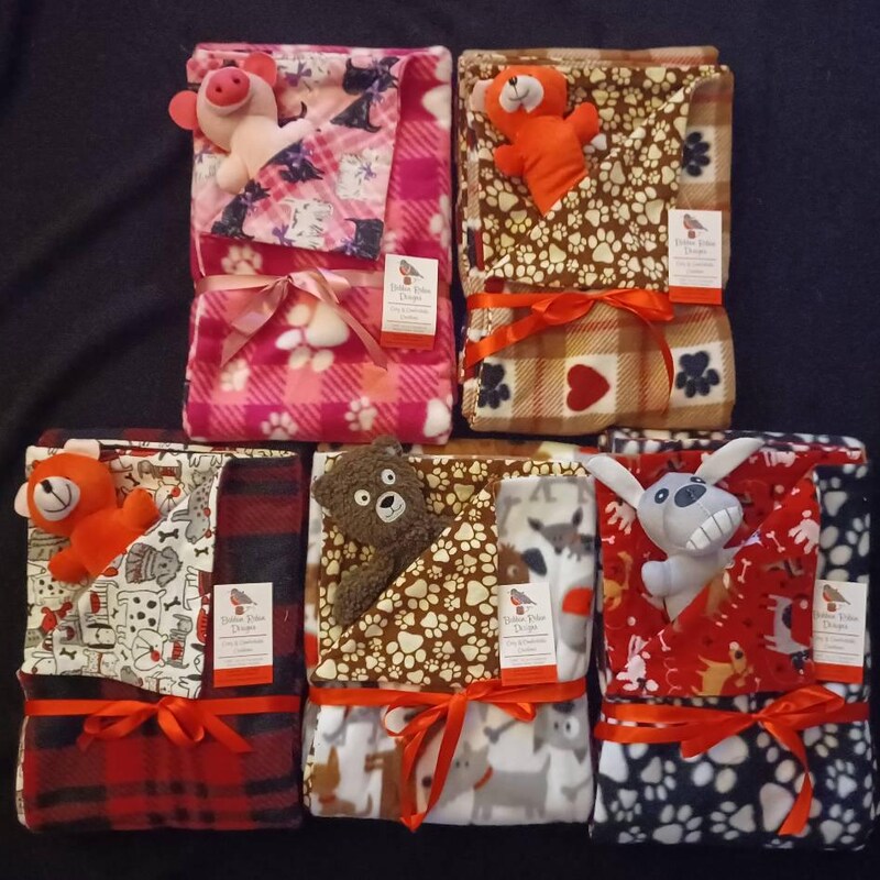 View of Quilted Dog Blanket - Etsy