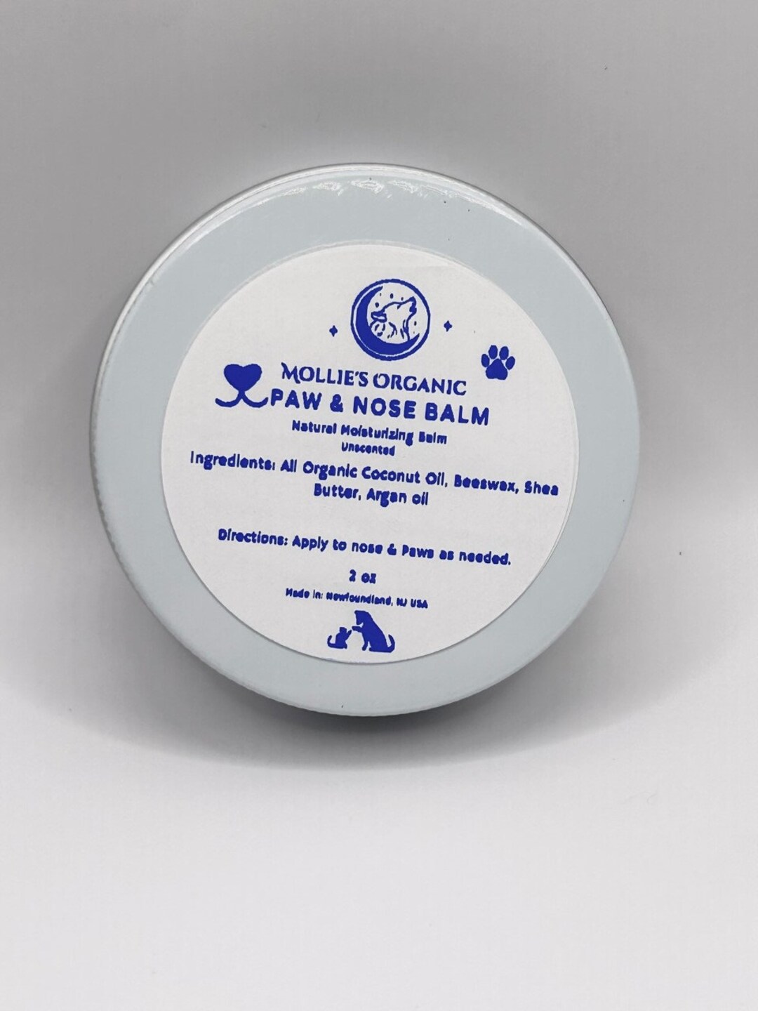 Paw and Nose Balm for Dogs and Cats, Gentle, Fragrancefree