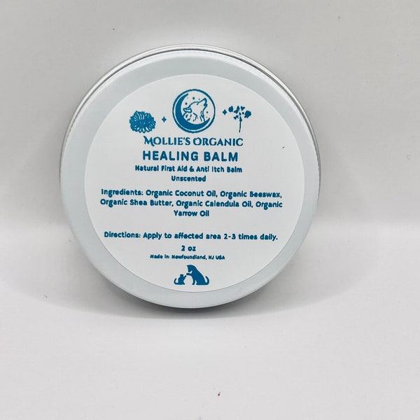 Healing Balm, Spray, Gel, oil for Dogs and Cats- Pet First Aid, Hot Spot, Swelling, Bruising, Burn, Rash, allergy, Yeast, paw, wounds, itch