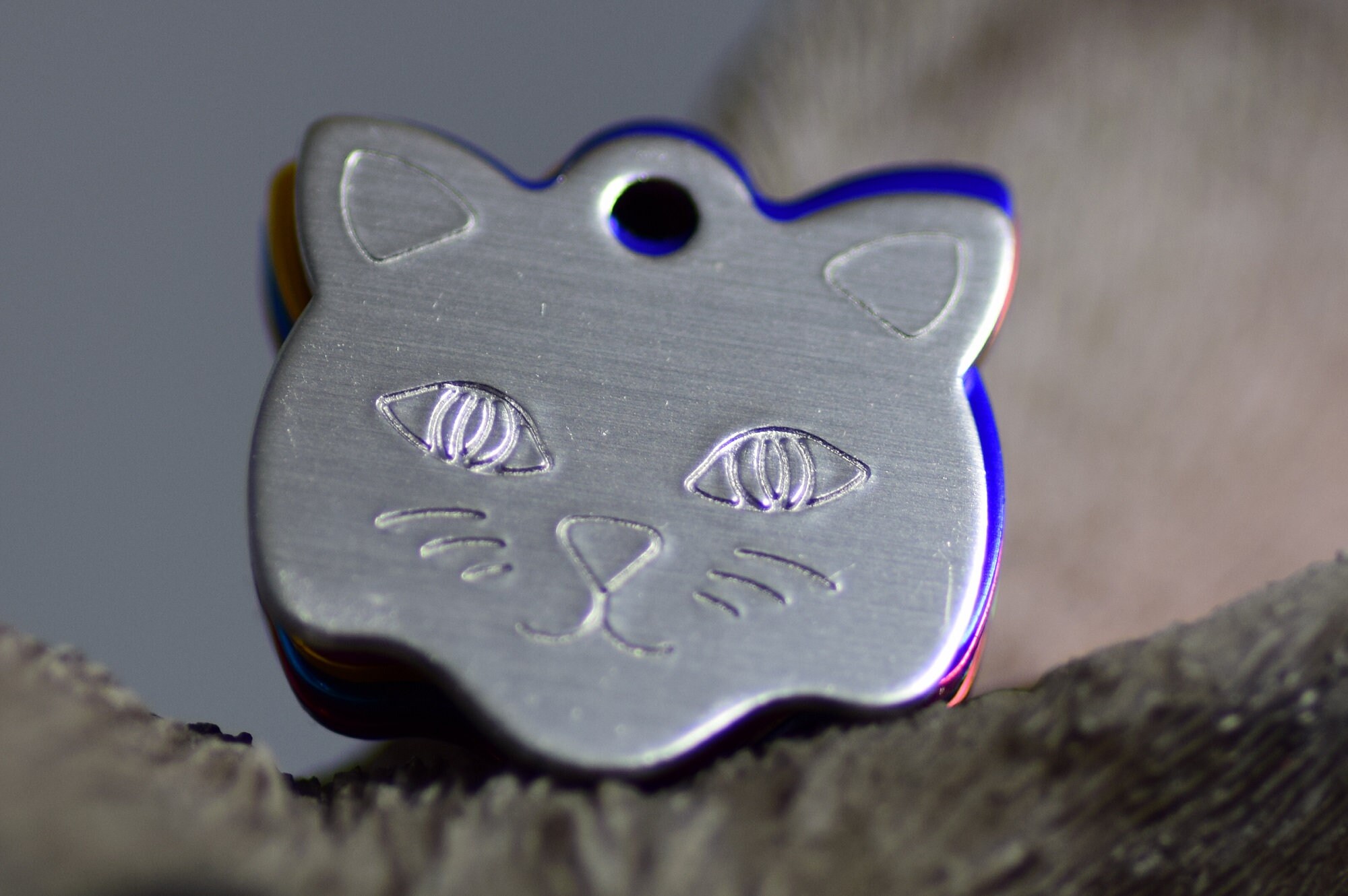 Pet Tag Id Tag Engraved Personalised Cat Tag Styles With 10 Etsy UK