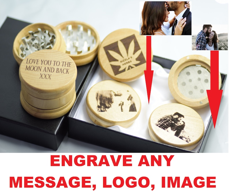 Free shipping on posting reviews Boyfriend Husband Wife Ranking TOP20 Girlfriend gift wood tobacco herb grinder