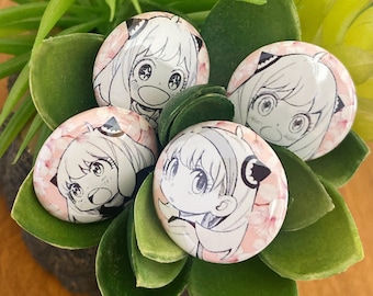 Spy X Anime Manga Button Pins Set (SXF)
