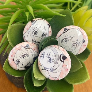 Spy X Anime Manga Button Pins Set (SXF)