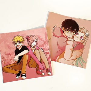 Toilet Bound Hanako-kun Sticker, Hanako und Nene Yashiro, Mitsuba und Kou Minamoto
