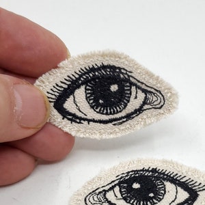 Seeing Eyes Embroidered Patch Canvas Patch - Fix a hole in your jeans - Add to your patch Jacket