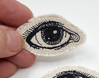 Seeing Eyes Embroidered Patch Canvas Patch - Fix a hole in your jeans - Add to your patch Jacket